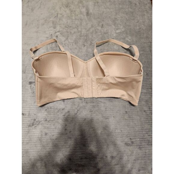 Maidenform Self Expressions Wireless Wear 5 Ways Strapless Bra 36C Beige SE0015 - Picture 2 of 3